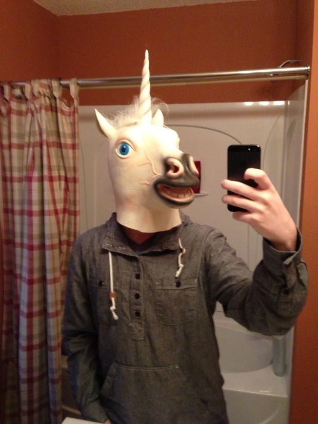 unicorn selfie