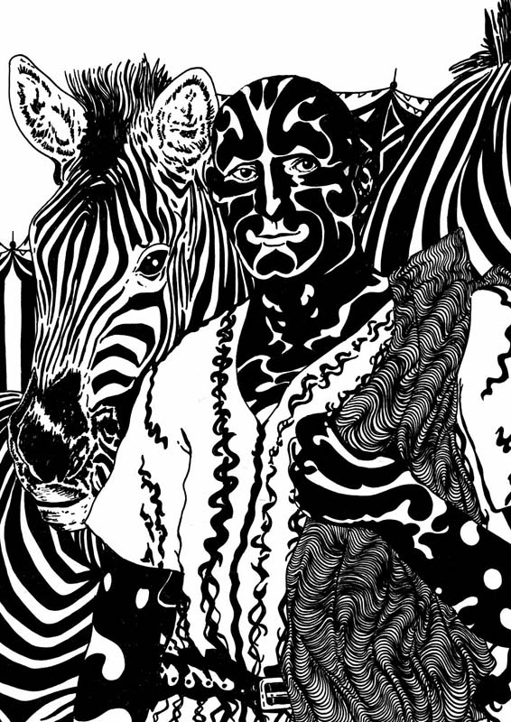 Horace Ridler -The Great Omi  Zebra Man