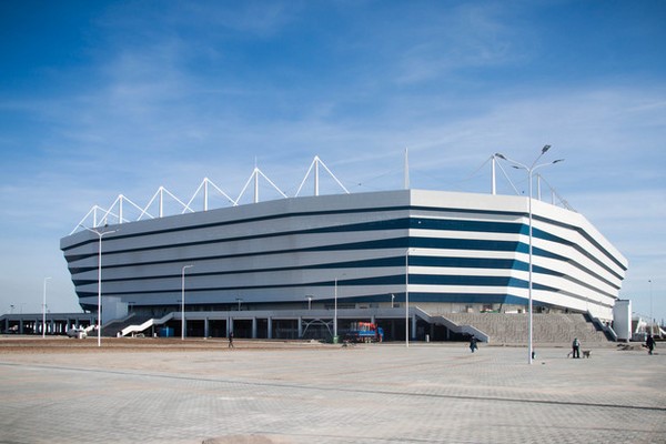 A 257 millió euróból (81 milliárd forint) megépült stadion, ősztől az FC Baltika otthona lesz. Kép: Google
