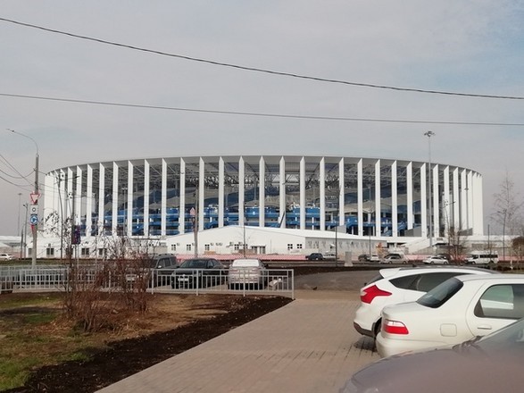A torna "legdrágább" stadionját 75 millárd forintnak megfelelő rubelből építették meg. Kép: Google