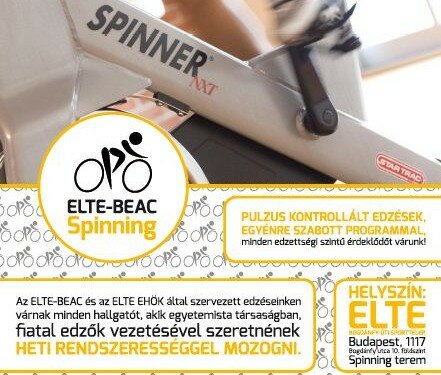 Februárban ismét elrajtolnak a spinning edzések!