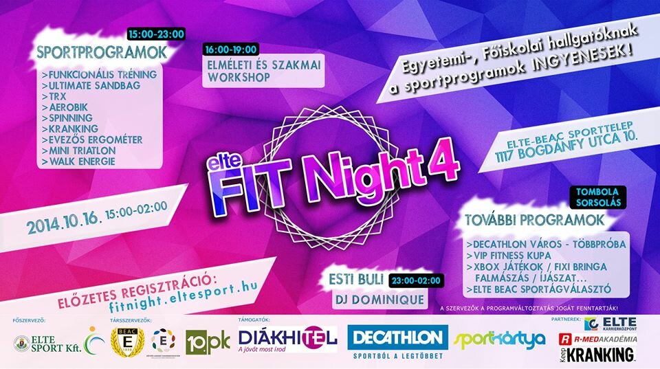ELTE FiT NiGHT 4